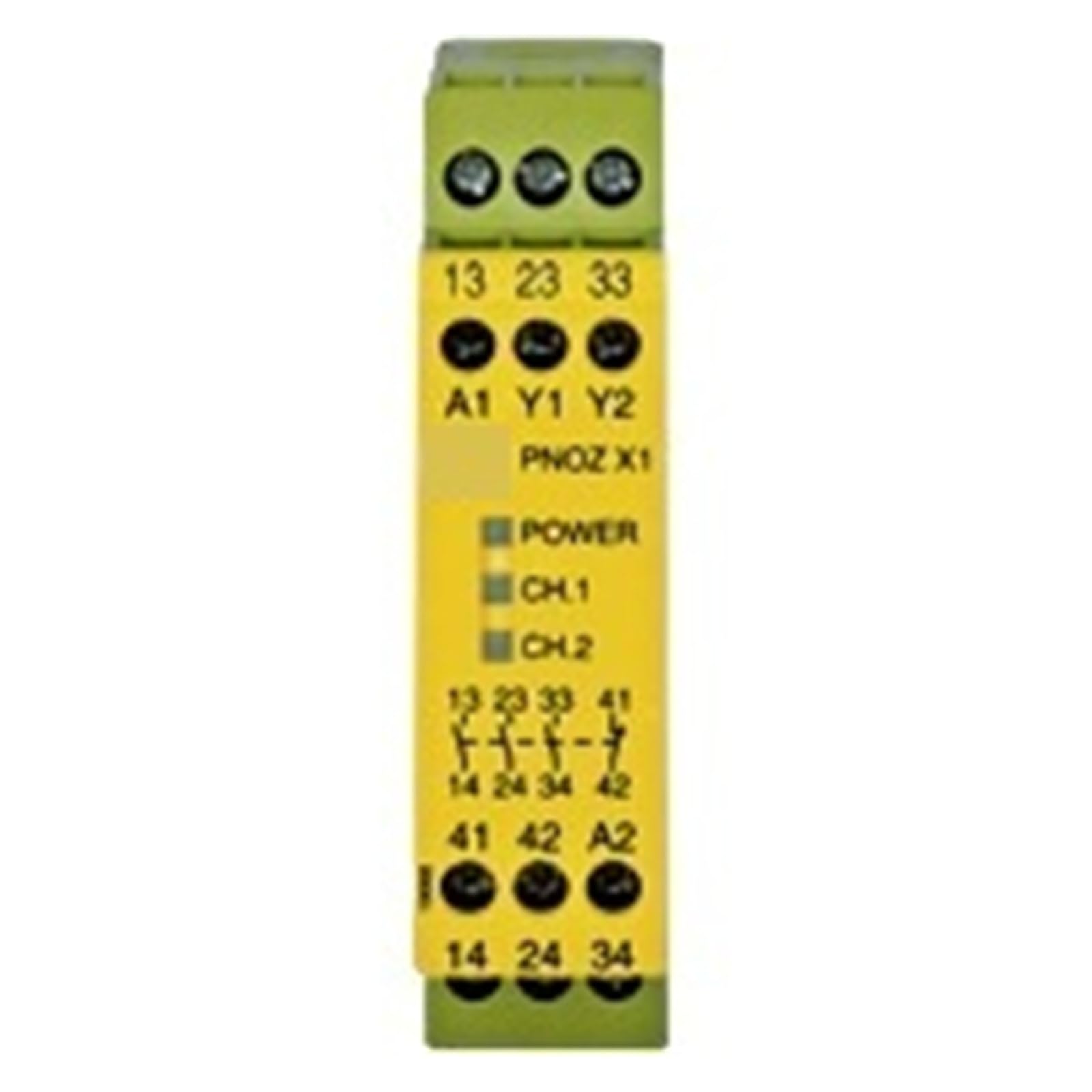 Qvivfyboe One Color Safety Relay 774300 Pnoz X1 24 Vac/Dc 3 No 1 Nc Safety Relay