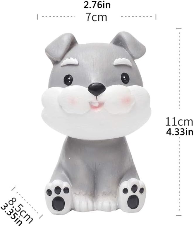 Glasses Frame Resin Animal Glasses Display Stand Multi-Function Small Decoration Display Stand Creative Sunglasses Stand Home Accessories Small Decoration Display Stand (Color : Corgi) (Schnauzer)