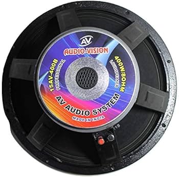 Audio Vision 15 inch Professional Speaker(Double Magnet)/Sound Box