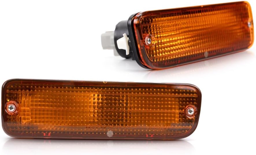 For 1995-2000 Toyota Tacoma Pair Driver & Passenger Side Turn Signal Light | With Bulbs Included | 2WD | TO2530122 TO2531122 | 81520-35110 81510-35110