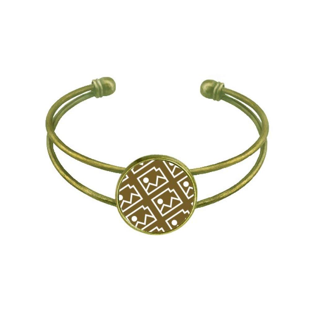 offbboffbbPhoto Memorial Seal Patterns Bracelet Bangle Retro Open Cuff Jewelry