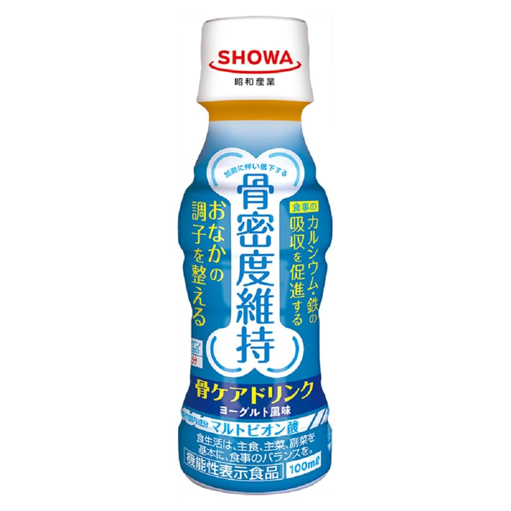 【ポイント49%】【実質1,008円】 昭和産業 機能性表示食品 骨ケアドリンク ヨーグルト風味 100ml×10本