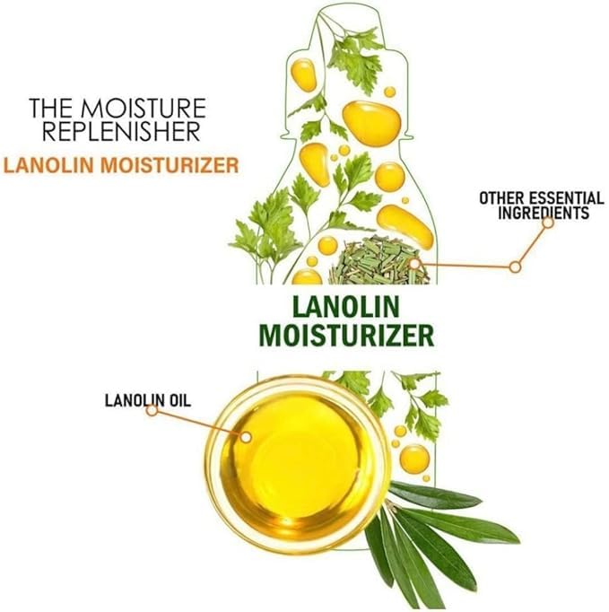 CocoBlack Naturals Lanolin Moisturizer Ghana 8 fl oz, Gold, 136 ml (Pack of 1) - Image 3