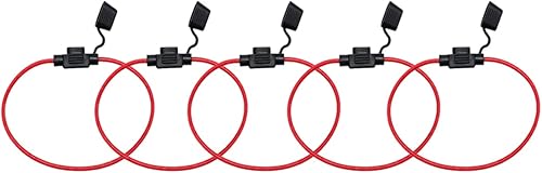 KOLACEN Portafusibles de calibre 16 en línea para mini fusibles tipo hoja (paquete de 5)