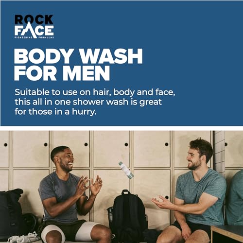 Rock Face Shower Gel - Refined All In One Body Wash for Men, 410ml, Sandalwood & Cedar Scent, Suitable for Hair and Body, Long Lasting Fragrance - Image 7