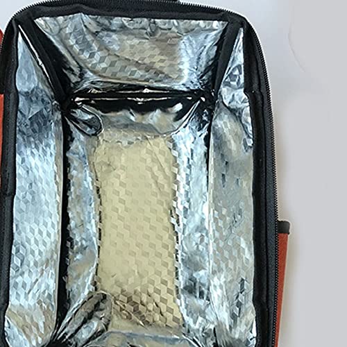 Torby na lunch Pudełko na drugie śniadanie dla mężczyzn i kobiet, matowy materiał PVC, regulowany pasek, stosuje się do pracy biurowej, pieszych wędrówek, pikniku na świeżym powietrzu na plaży