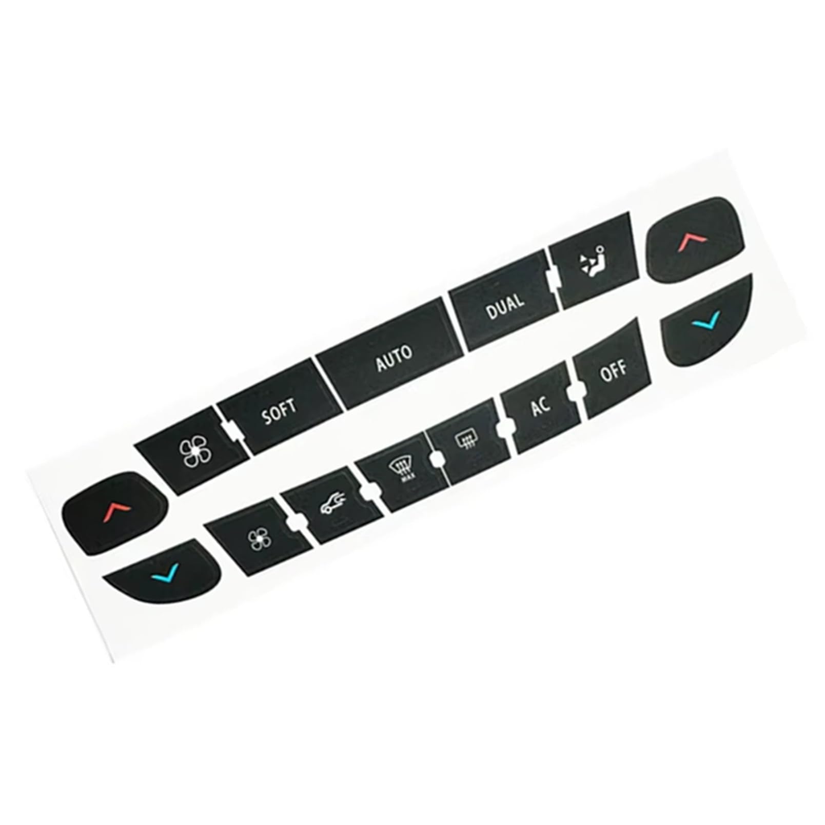 Bwwiezrs One Color Compatible With Scenic Iii For Megane For Master Cd Radio Audio Button Repair Decals Stickers Car Air Conditioning Control Panel Button Sticker Interior Trims Sticker