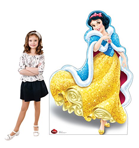 Image of Cardboard People Holiday Snow White Life Size Cardboard Cutout Standup - Disney Holiday Collection