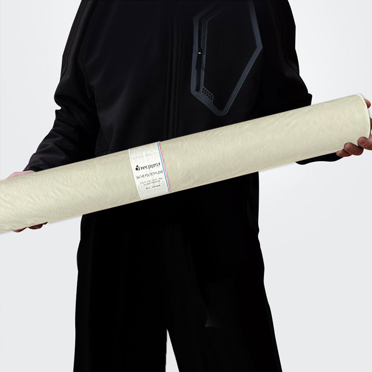 Plástico Cubretodo para Pintura 3x25 m Translúcido - Calidad Profesional TECPLAST 80RPE - Plástico protector - Hecha en Francia