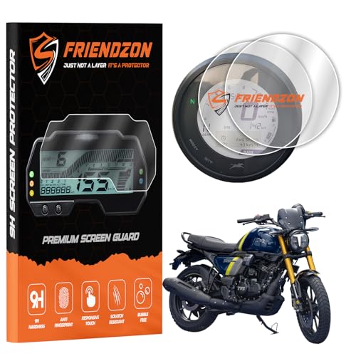 Image of 9H Unbreakable Speedometer Screen guard Protector For TVS Ronin bike Instrument Cluster Scratch Guard (Pack of 2)