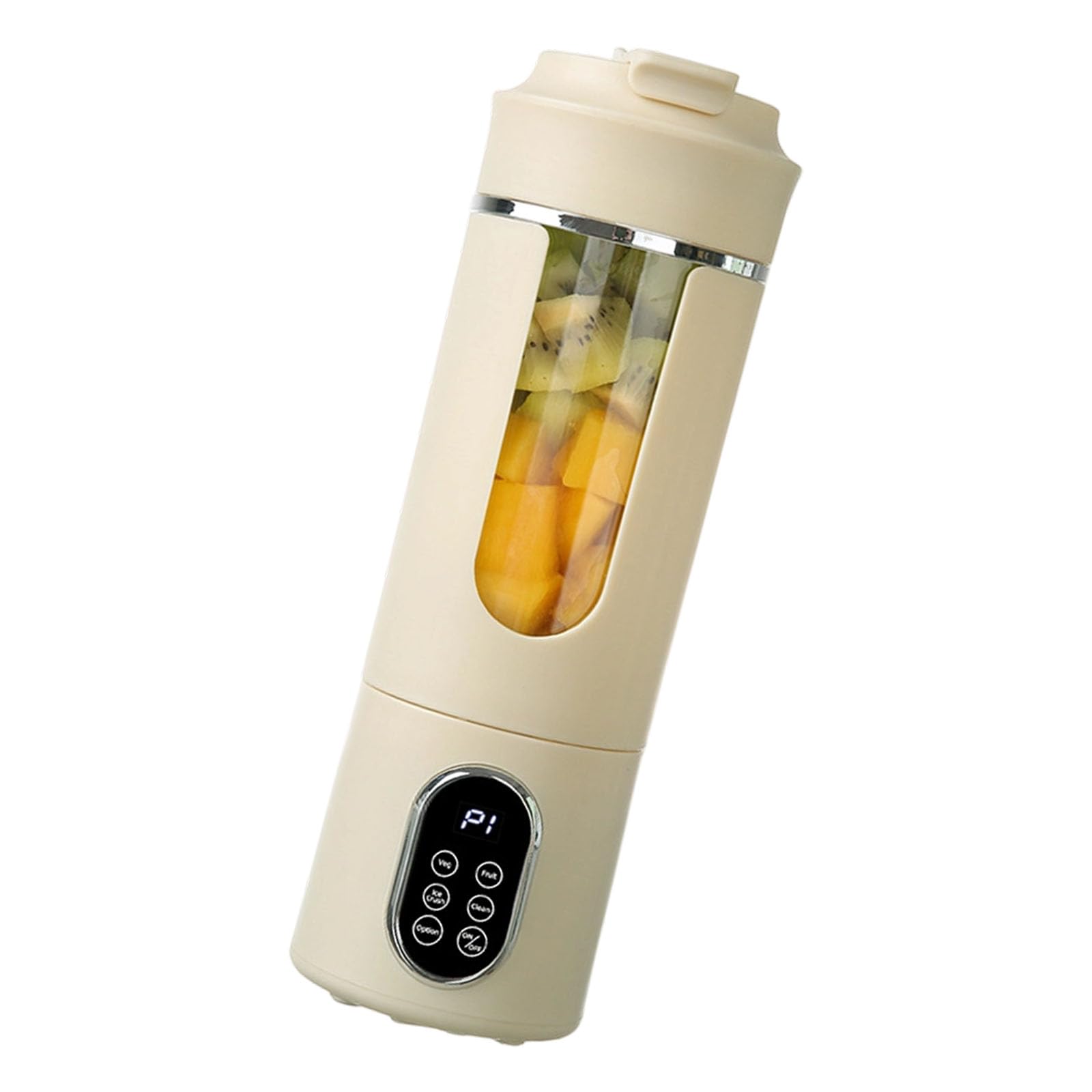 Uqezagpa A Uqezagp Compact Electric Mixer With Detachable Cups Nd Quiet Motor Ideal For Fruits Vegetables Processing Mixing Bottle