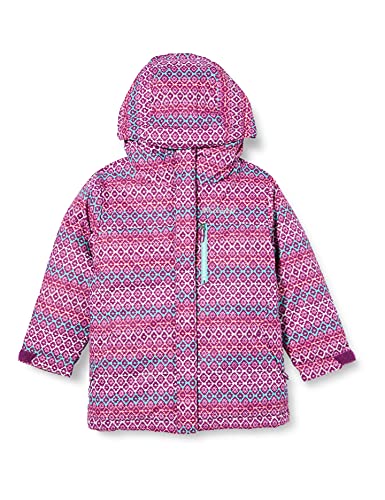 Columbia Alpine Free Fall II, Giacche Bambina, Plum/Diamond Stripe Print, XL