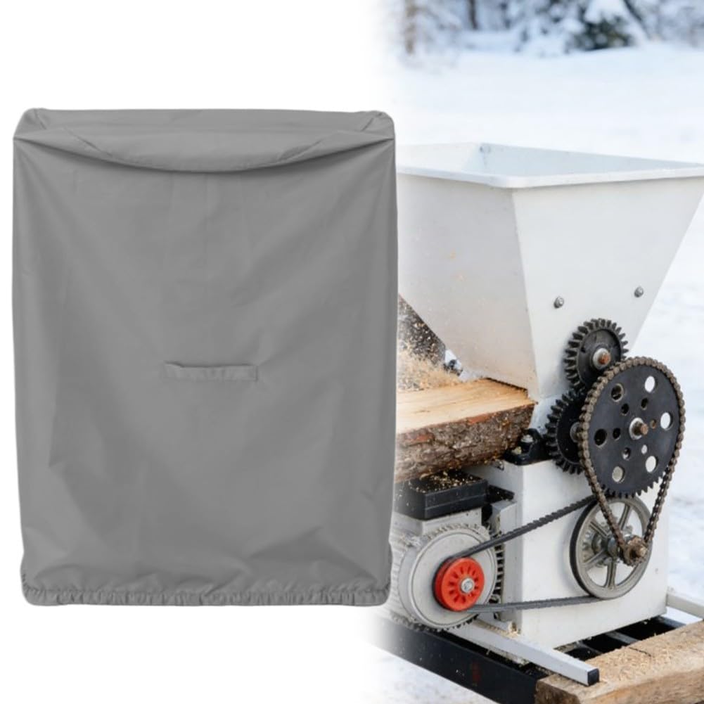 Housse en tissu Oxford imperméable pour fendeuse de bois, 85 x 85 x 110 cm, protection contre la poussière, les intempéries, gris
