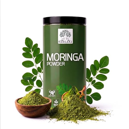 Image of Moringa Powder 500 gram Pure & Organic Drumstick Leaf Superfood | Rich in Vitamins & Minerals | Supports Immunity, Digestion & Energy | No Added Colors or Preservatives | Farm-Grown (500 gram)