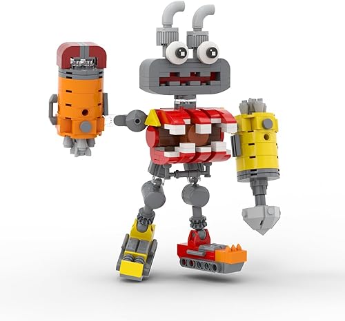 Miniatura 2 de Epic Level Monster Wubbox - Juego de bloques de construcción de figuras de acción cantando, juguetes creativos, coleccionables, cumpleaños, adecuado