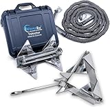 Photo Gallery wavesrx trianchor - ancoraggio pieghevole in acciaio inox con corda elastica anchormate da 4,3 m (3,5 m - 150 m) | ancoraggio senza sforzo per moto d acqua, gommoni e barche da skiff | design Photo Gallery wavesrx trianchor - ancoraggio pieghevole in acciaio inox con corda elastica anchormate da 4,3 m (3,5 m - 150 m) | ancoraggio senza sforzo per moto d acqua, gommoni e barche da skiff | design