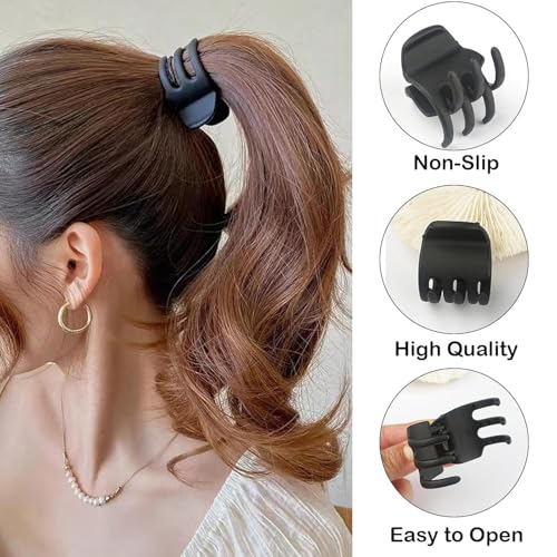 Image of VASANLADII 11 Pcs Claw Clips, Multi-Shapes Hair Clips for Women Girls, Non-Slip Large Small Medium Jaw Claw Clips for Thick Thin Curly Hair Accessories (Multicolor)
