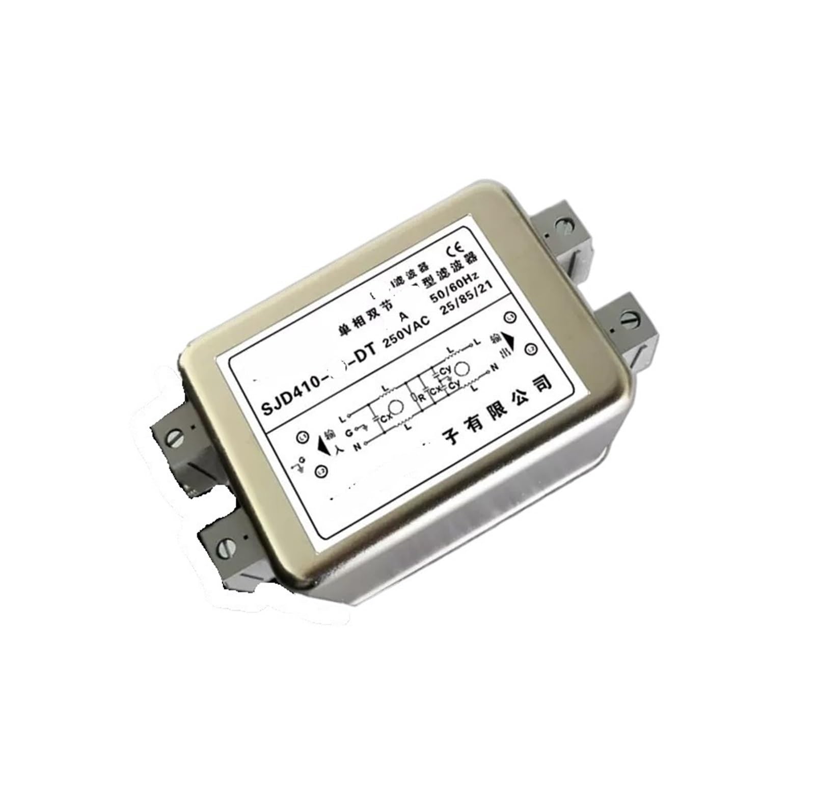 Filtre d'alimentation AC 220V contre les coupures et parasites du terminal block
