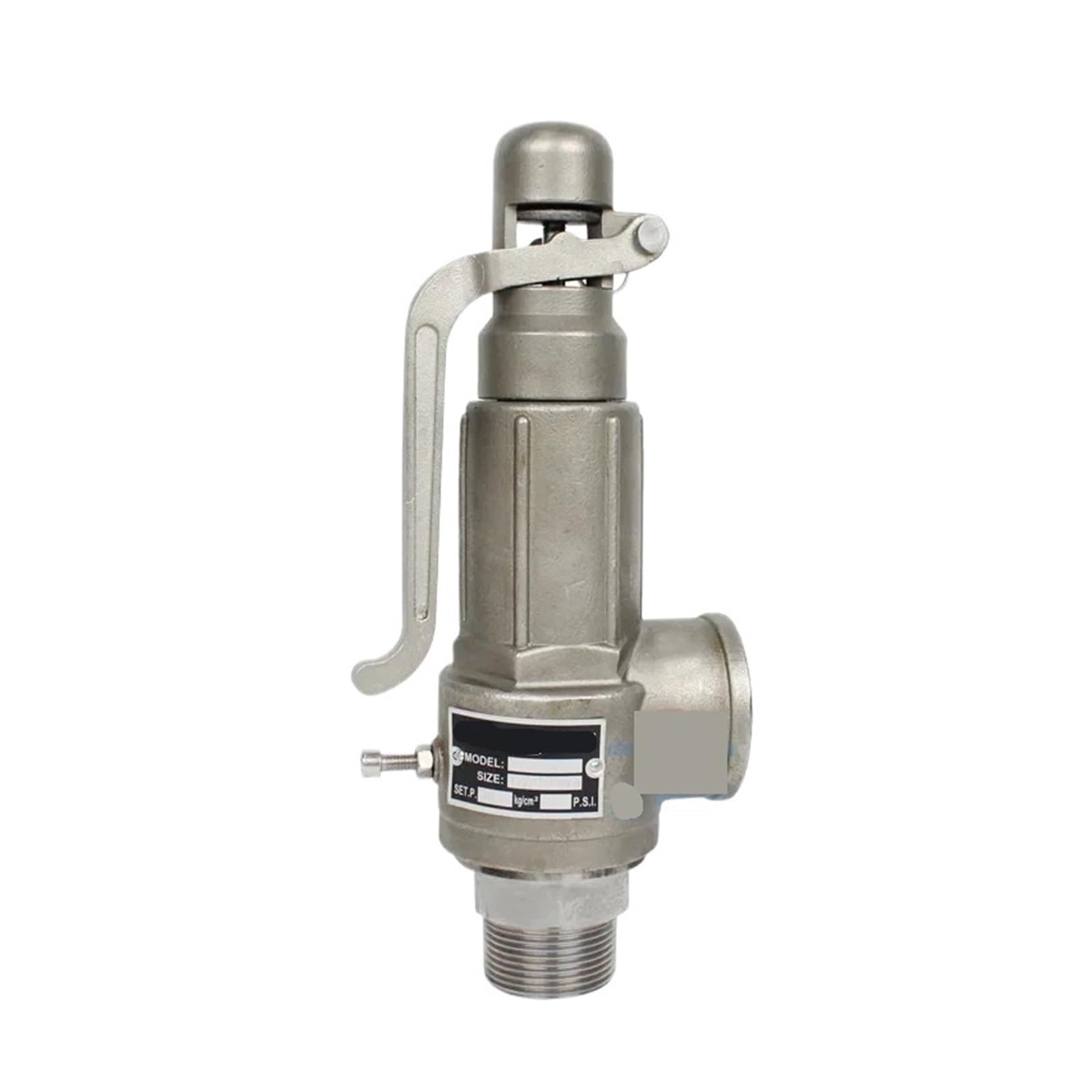 BFSYDLUJ Threaded Safety Valve Safety Overflow Valve ClosedTank Pipeline Overflow Valve(DN15)