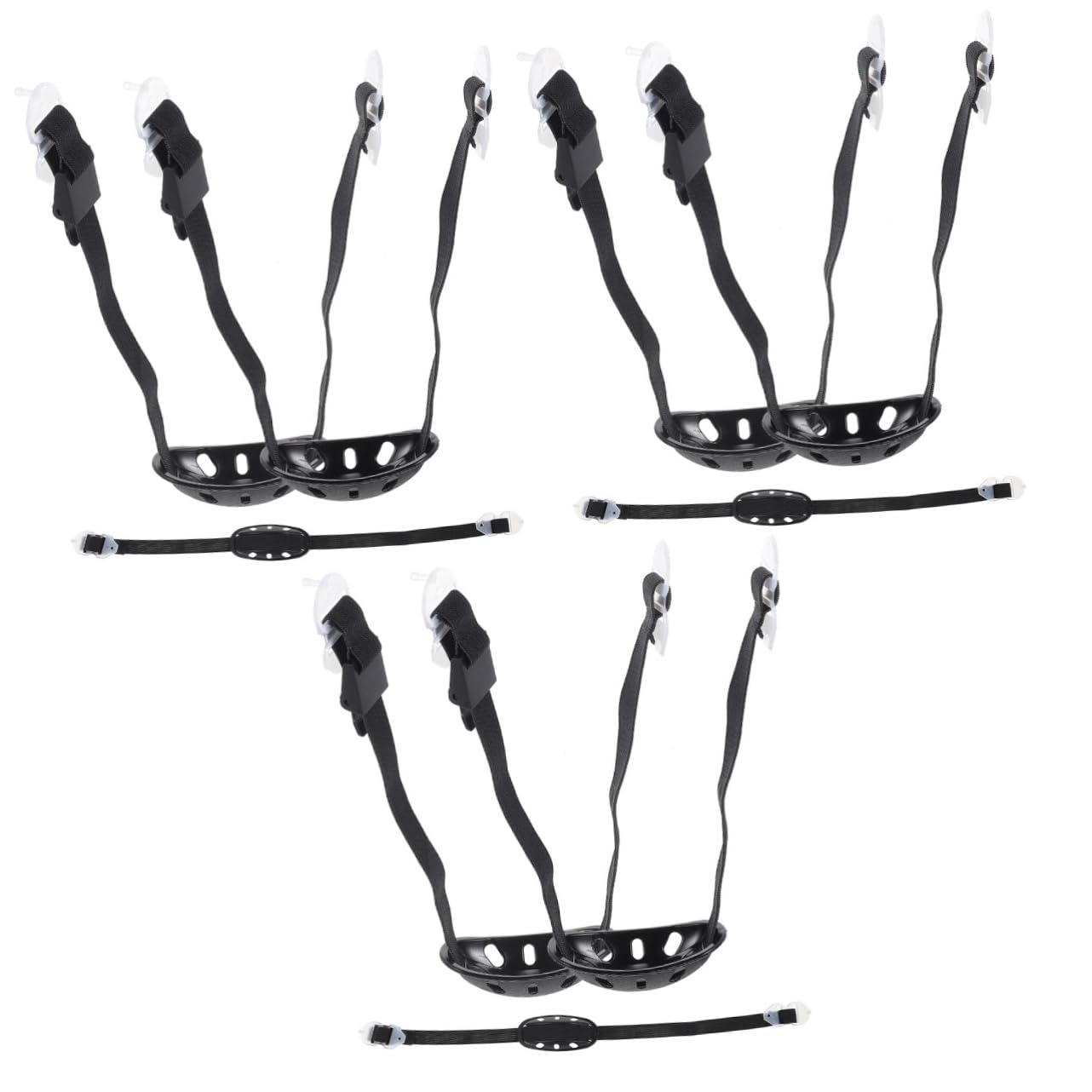 Yardwe 3sets Adjustable Helmet Straps for Safety Helmet Black Hard Hat Liner Chin Strap Accessory 3pcs*3