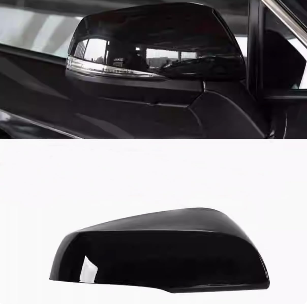 Driver Side Car Rearview Mirror Cap Cover For Toyota RAV4 2019 2020 2021 2022 87945-0R905 (White, Left)