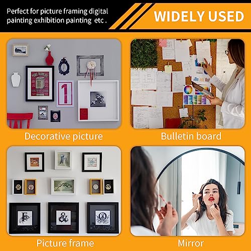 D-Ring Picture Hangers With Screws, 60 Pieces Picture Hanging Hardware Single Hole Heavy Duty D-Ring Picture Tool For Mirror Clock Decoration Paintings Artwork Picture Frame Load Bearing 8Kg/17 Lbs #TOP5