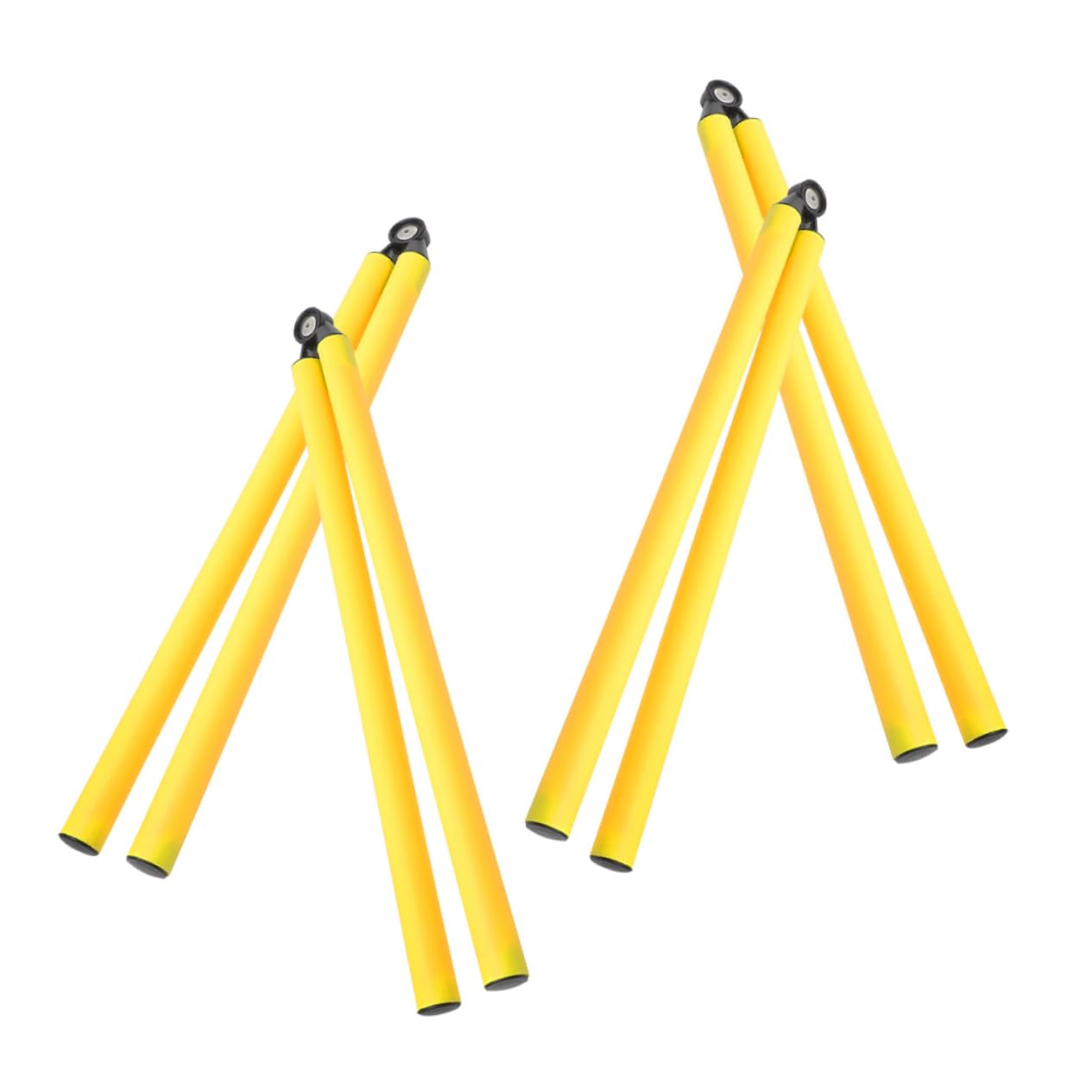 KOMBIUDA 4 Pack Football Training Sign Rods Basketball Practice Equipment Abs Metal for Sports