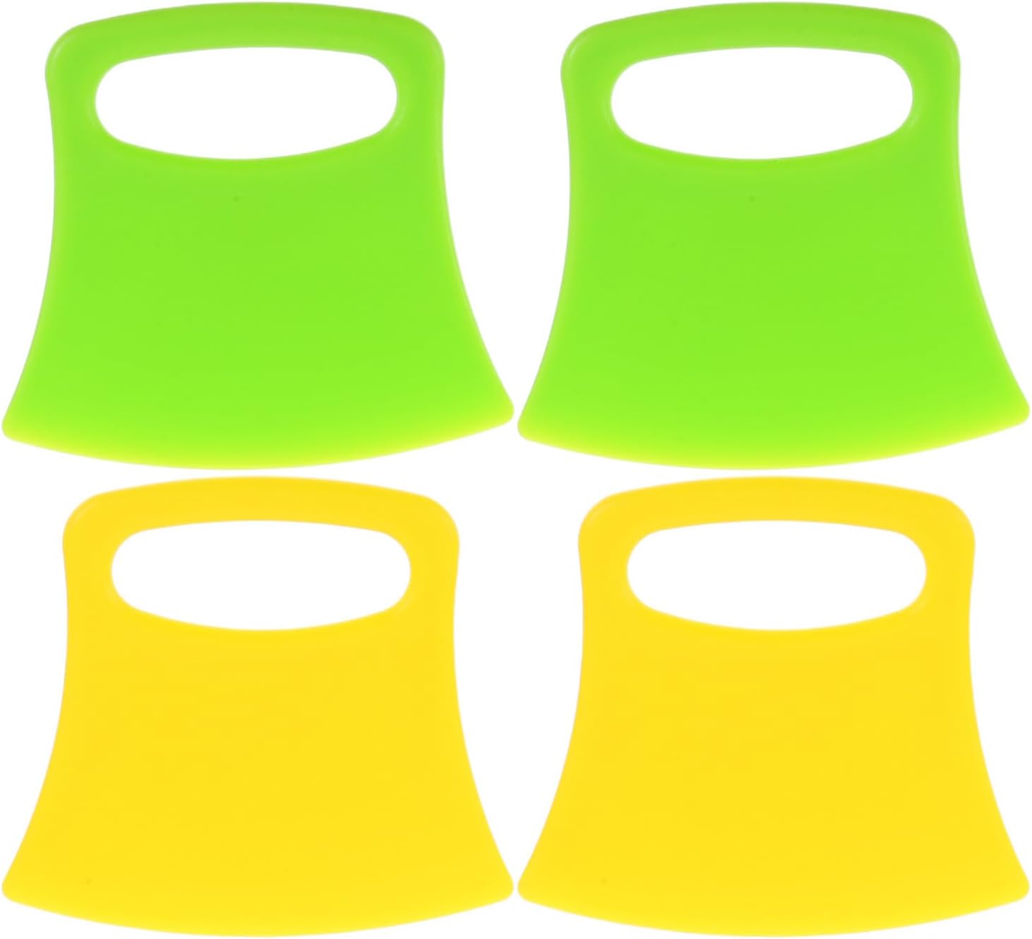 4pcs Plastic Potato Carrot Slicer with Straight and Wavy Blades