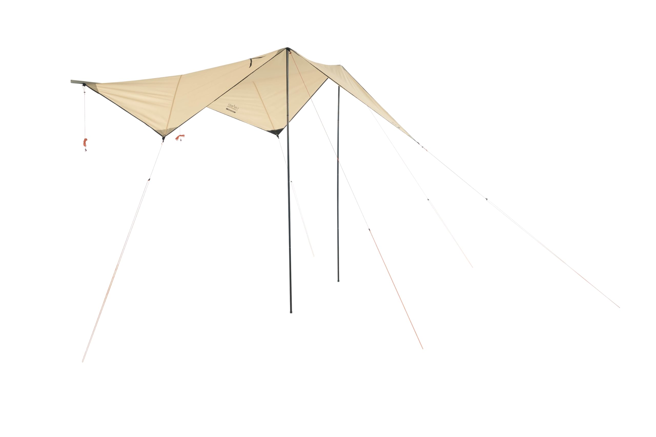 GRAND CANYON Zuni Drive/Sonnensegel mit Kederleiste für Camper & Van / 380×300 cm/Wasserdicht & UV 50+ / Inkl. Stangen, Heringe & Abspannseile/Für Bus, Minivan & Wohnmobil