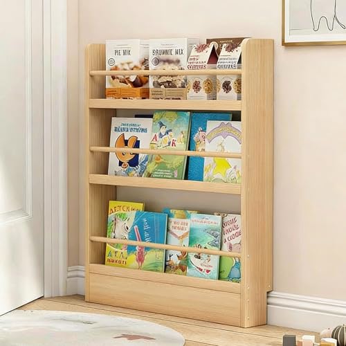 Xalteafe EstanteríA DetráS De La Puerta,EstanteríA Estrecha De Madera Maciza,EstanteríA DetráS De La Puerta For El Hogar,FáCil De Almacenar,para NiñOs,Dormitorios,Salones Y GuarderíAs