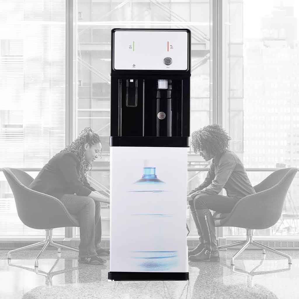ITOSUI Water Dispenser, Hot and Cold Water Dispenser, Bottom Loading Water Cooler Empty Bottle Indicator Light for Home and Office Use