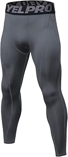 WRAGCFM Men's 3/4 Compression Pants Quick Dry Capri Athletic Leggings Workout Tights