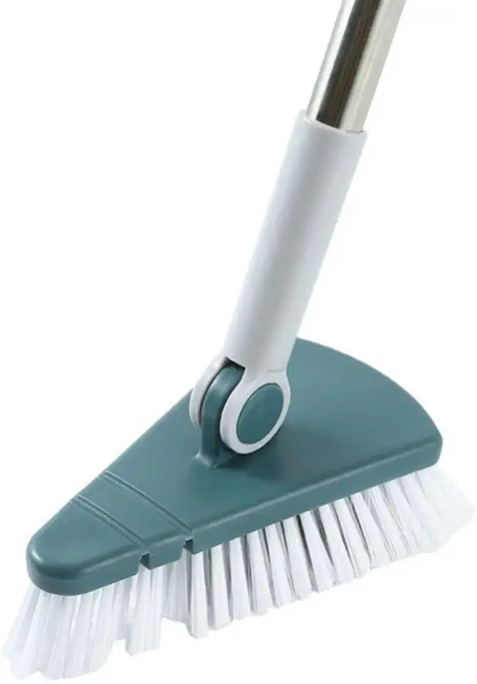 Escova de Limpeza Flexível Limpador Banheira Azulejo e Chuveiro com Cabo Longo Ferramenta Superfícies Múltiplas para Banheiro Cozinha Vaso Sanitário S