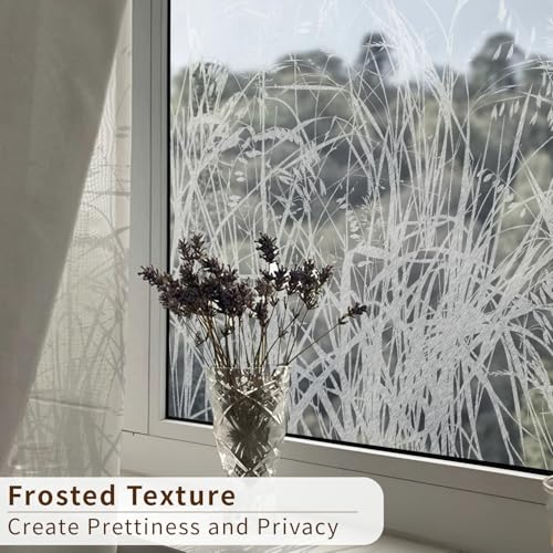 Película decorativa para ventana de vidrio grabado botanica moderna miniatura 5