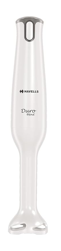 Havells Duro Blend Low Noise 300 watt Hand Blender With Double Wall Stem, Double Bush, Copper Motor,304 SS Blade & 2 Years Warranty