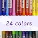 Non-Toxic 24-Color Ultra-Soft Heavy Pigment Oil Pastels - Premium Artist Soft Crayons for All Ages & Skill Levels,Ideal for Students & Classroom Bulk Use.