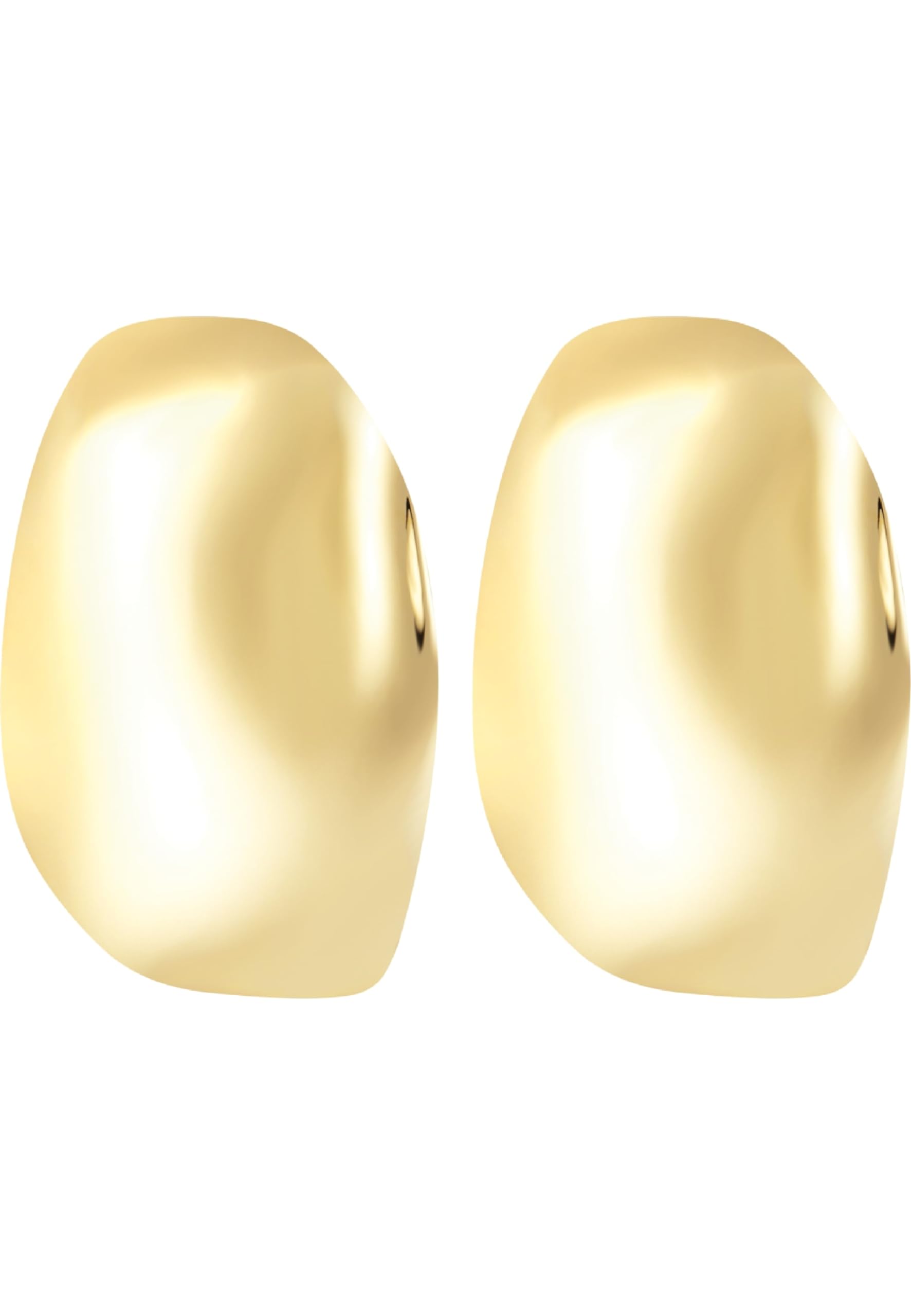 Breil B WHISPER TJ3231 Women's Earrings 4 cm Gold-Coloured IP Steel in Gold Colour, 4cm, Alloy Steel, No Gemstone