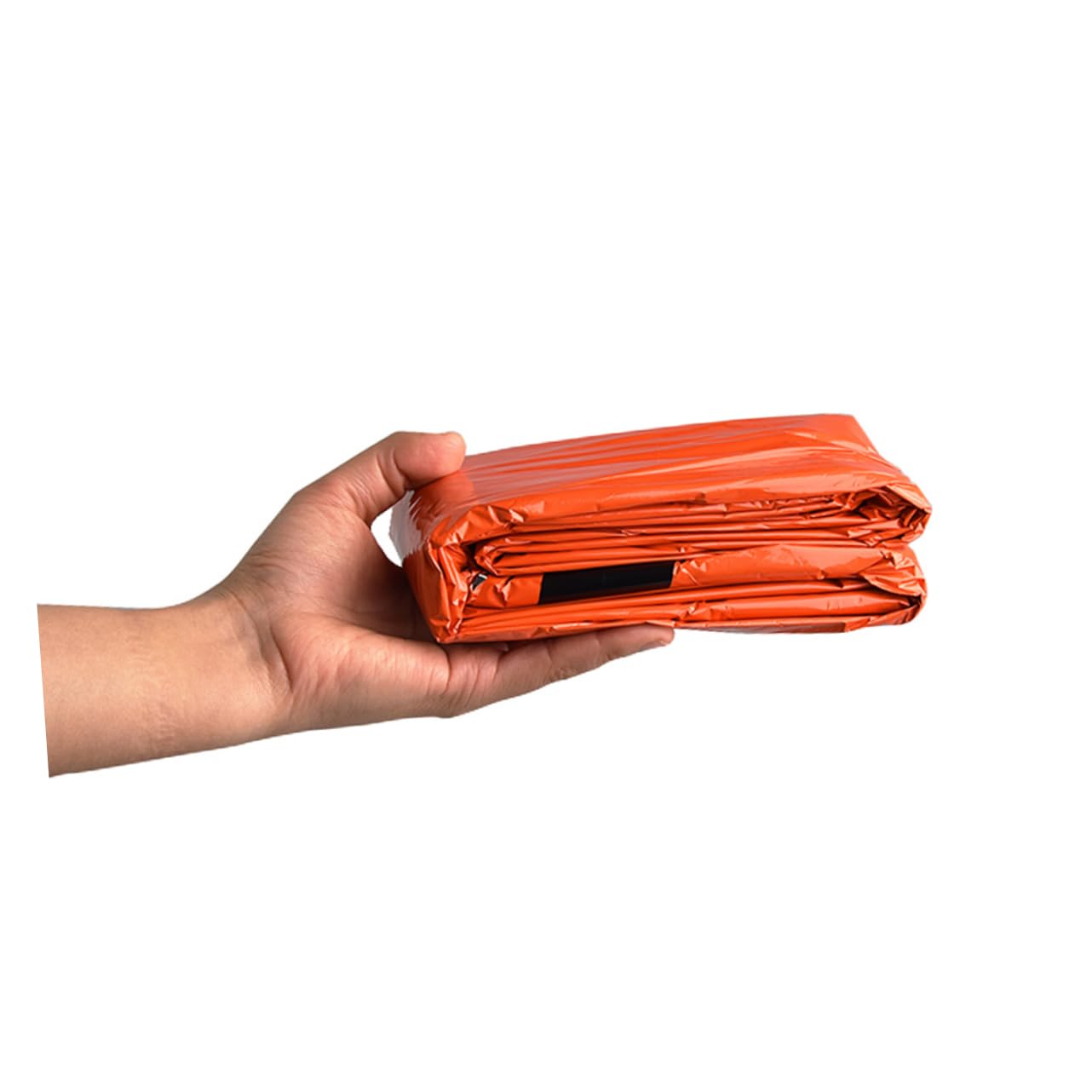 Kisangel Outdoor Emergency Thermal Survival Travel Bag Lightweight Camping Pad Compact Orange Design for Cold Weather Adventures