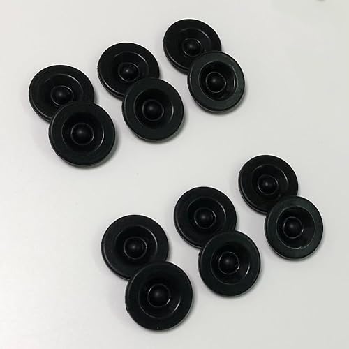Miniatura 10 de Tapa de grasa para eje de remolque, 2 tapas antipolvo para rodamientos de remolque de 2.72 pulgadas con 4 tapones de goma adicionales, cubierta de