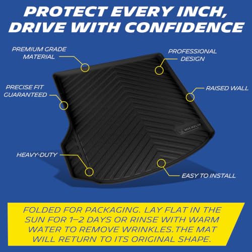 Image of Michelin Vehicle Mats for 2024-2026 Chevy Equinox EV | Not Fit Gas, All-Weather TPE Custom Fit Liner, Premier