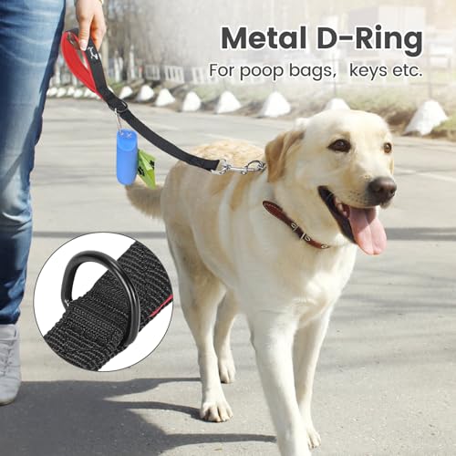 PETTOM Kurzführer Hund, Hundeleine Kurz Nylon, Kurze Leine Hund 32cm, Kurze Hundeleine für Große Mittelgroße und Kleine Hunde
