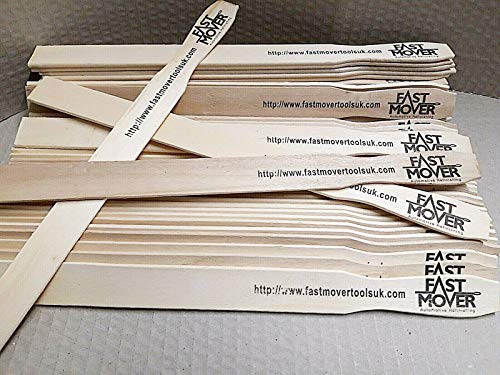25 Large Mixing Sticks Paint Mixing Stick Wooden Stirrer Fast Mover FMT9920/300