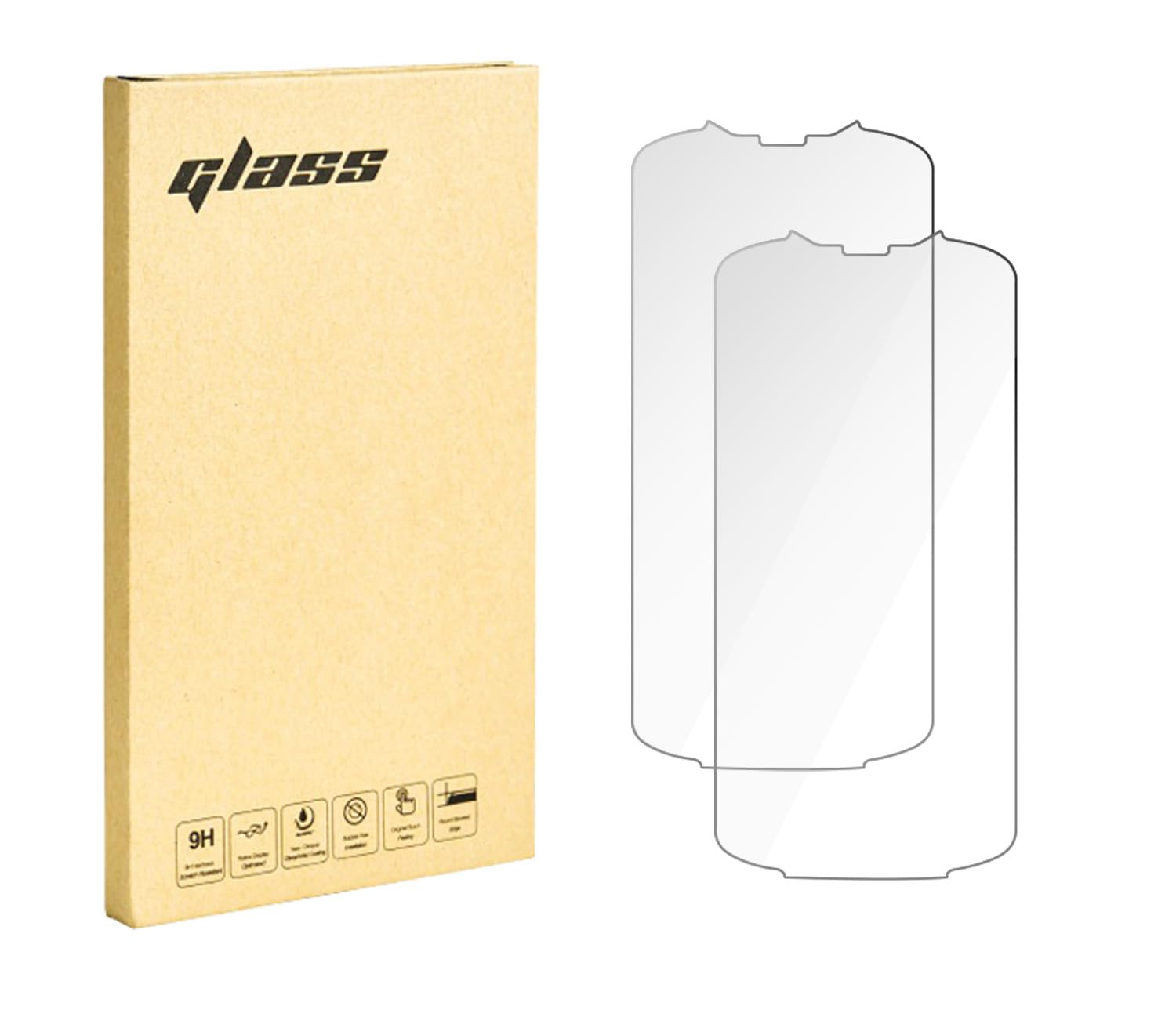 Screen Protector for Zebra TC73 TC78 Scanner, 9H Tempered Glass, Clear (2)