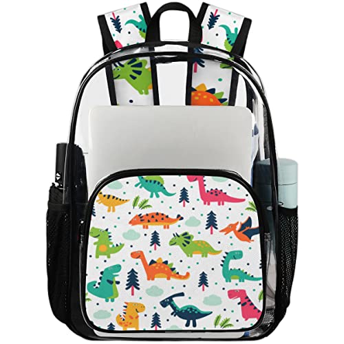 Sac à dos transparent anti-déchirure en PVC taille L pour le travail et le sport