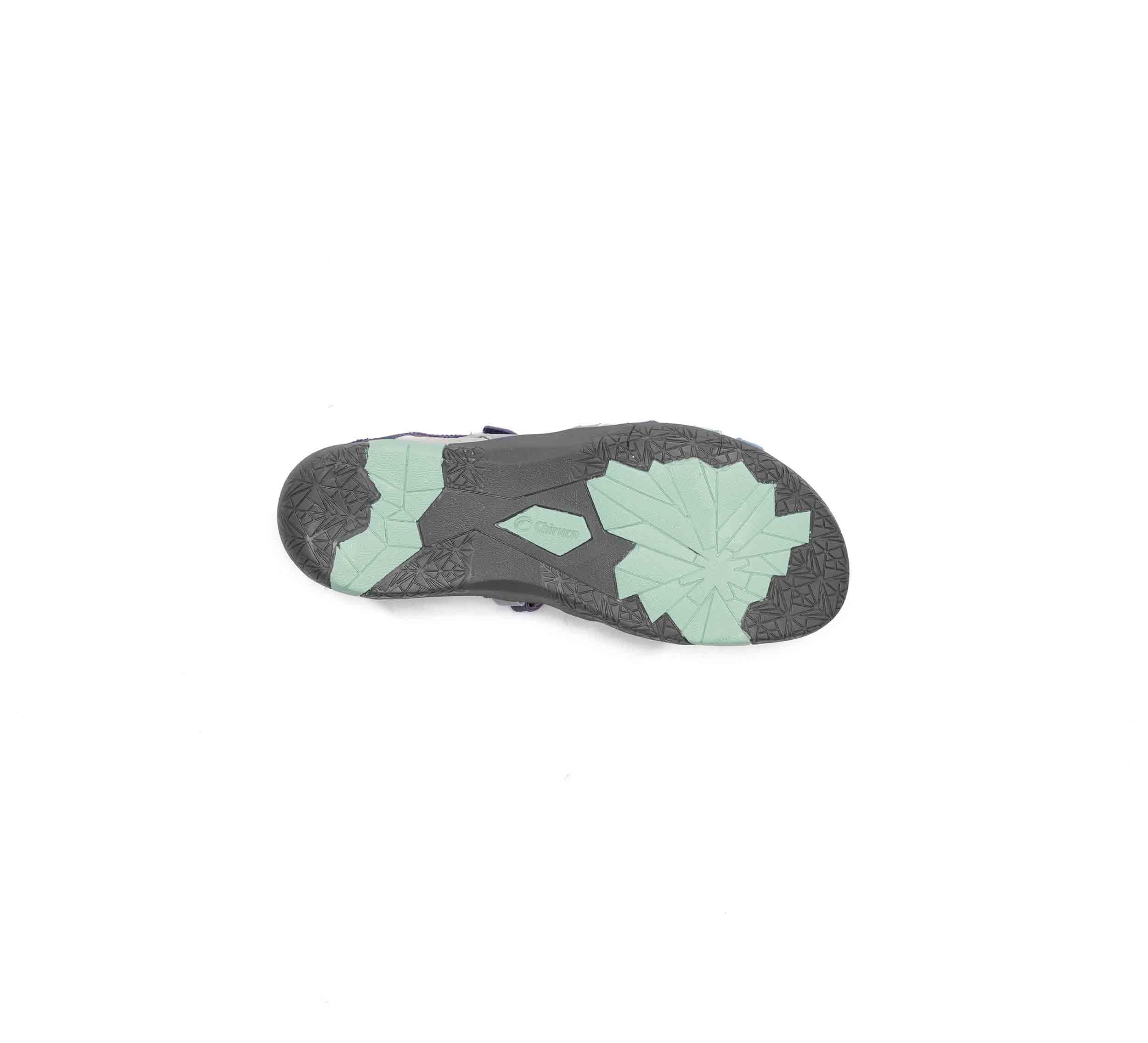 CHIRUCA Malibu 25 Sandales synthétiques pour femme Bleu marine/vert