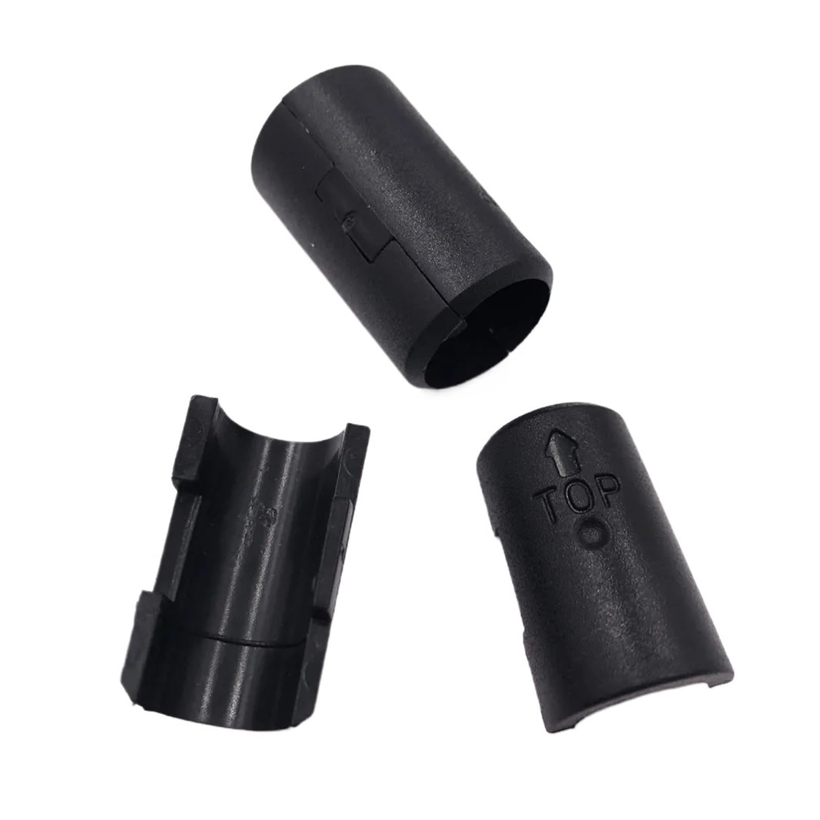 Wire Shelf Clips 50Pcs Shelving Sleeves Wire Shelf Lock Clips Bamboo Tube Fixed Plastic Clip Set for Shelf Plastic Bracket Support Clips