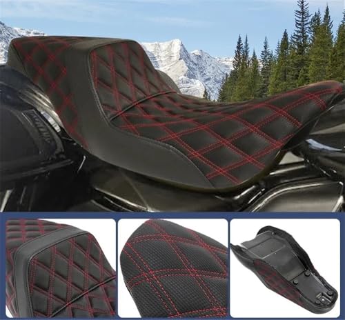 Asiento doble confort para viajes largos en motos Street Glide y Road King 2009-2023 5