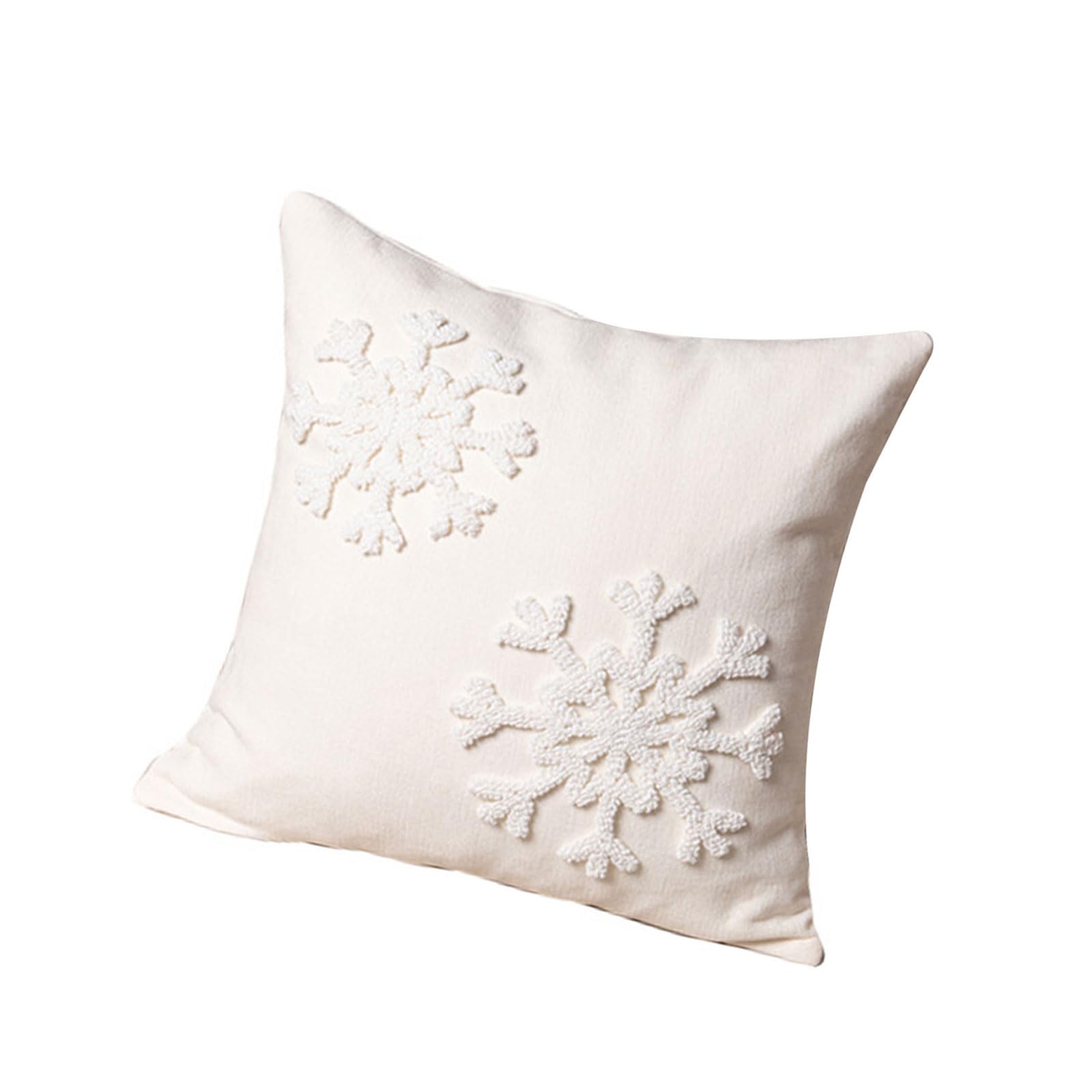 Nucelit Chenilles Pillow Cover with Christmas Tree Designs Sturdy Pillowcase for Sofa Christmas Home Decoration Cushion Cover