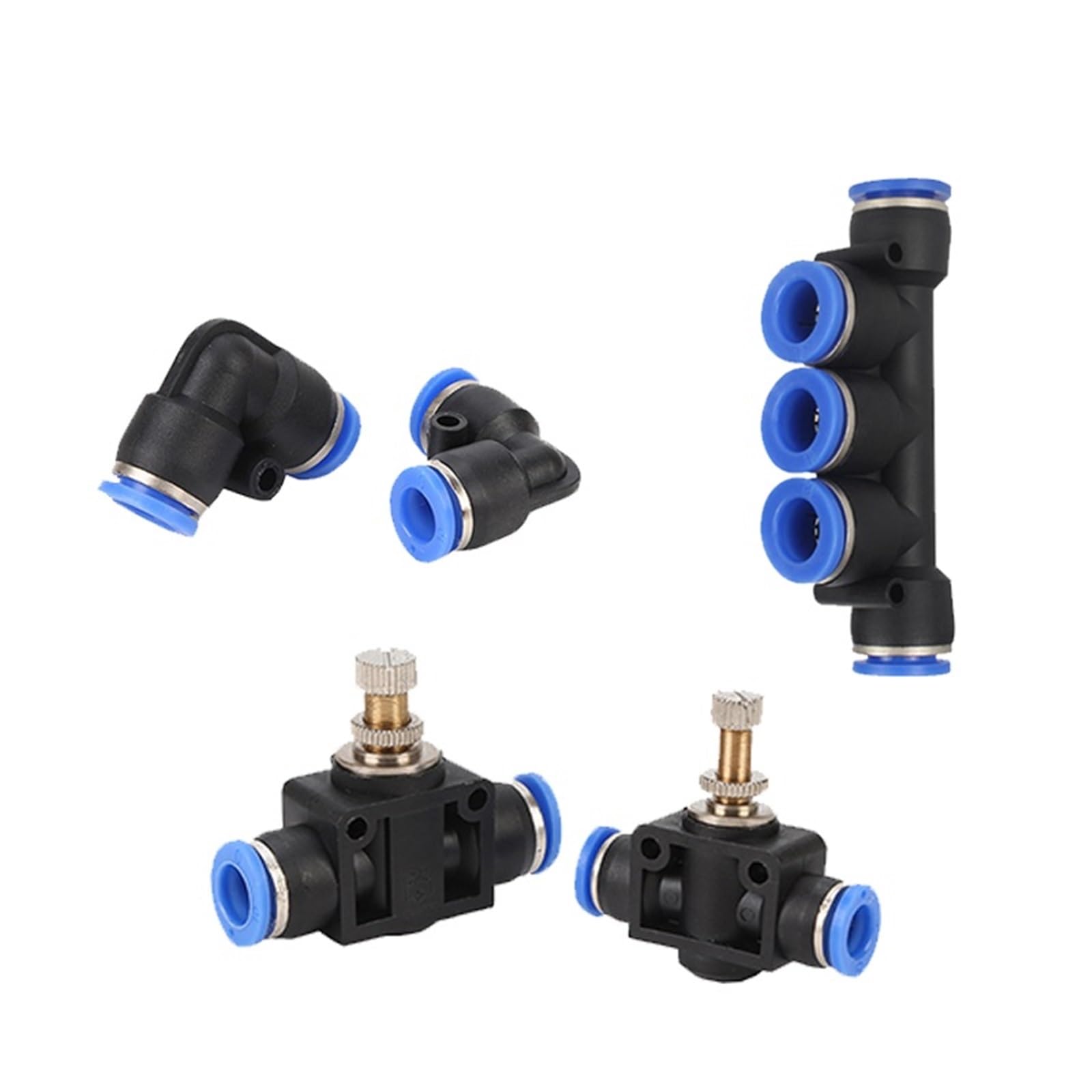 1PCS PU/PY/PV/PZA/PE Pneumatic Fitting Pipe Tube Air Quick Fittings 10mm Water Push In Hose Couping(PM)