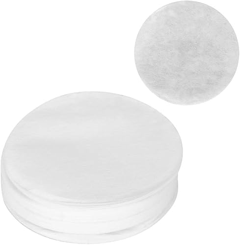 Miniatura 5 de 100 piezas por juego de papel de filtro de café desechable de repuesto para café moca, resistencia al calor, blanco (2.32 pulgadas)